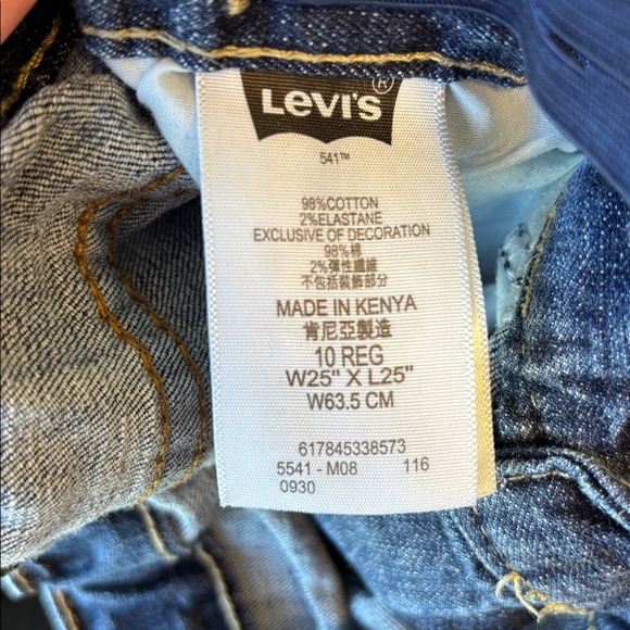 Levi's Classic Indigo Jeans 541 - Picture 7 of 7